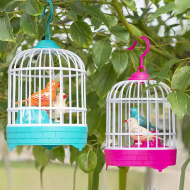 Hand Sensored Repeating Function Bird Cage Toy